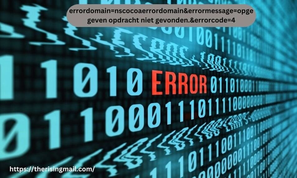 errordomain=nscocoaerrordomain&errormessage=opgegeven opdracht niet gevonden.&errorcode=4